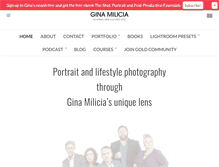 Tablet Screenshot of ginamilicia.com